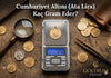 Cumhuriyet Altını (Ata Lira) Kaç Gram Eder?
