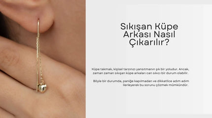 Sıkışan Küpe Arkası Nasıl Çıkarılır?