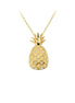 Altın Taşlı Ananas Kolye