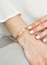 14 Ayar Altın Baget Kelepçe Bilezik