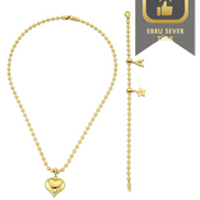 Kalp Charm Kolye