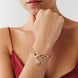 Pembe Lotus Charm Bileklik