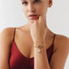 Top Zincir Pembe Lotus Charm Bileklik