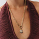 Mor Lotus Charm Kolye