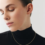 Top Zincir Sade Kolye