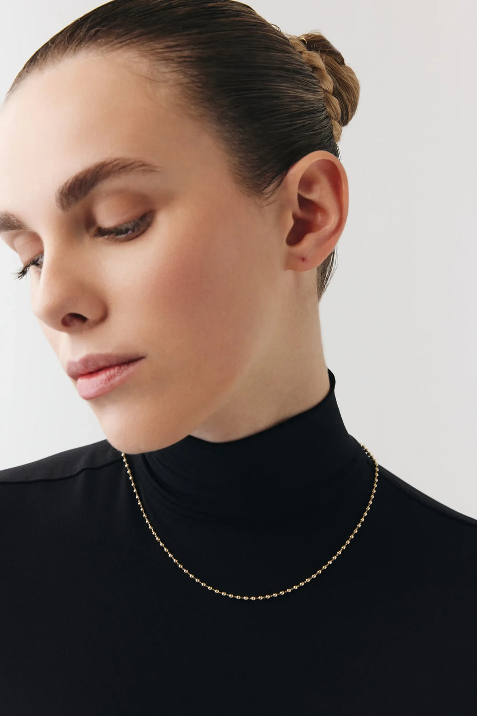 Top Zincir Sade Kolye