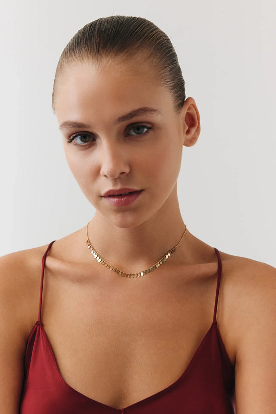 Oval Pullu Shakira Kolye