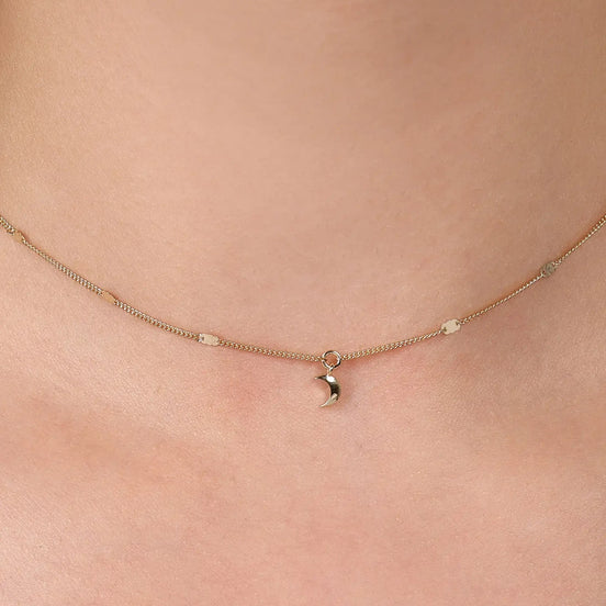 Aylı Aynalı Zincir Choker