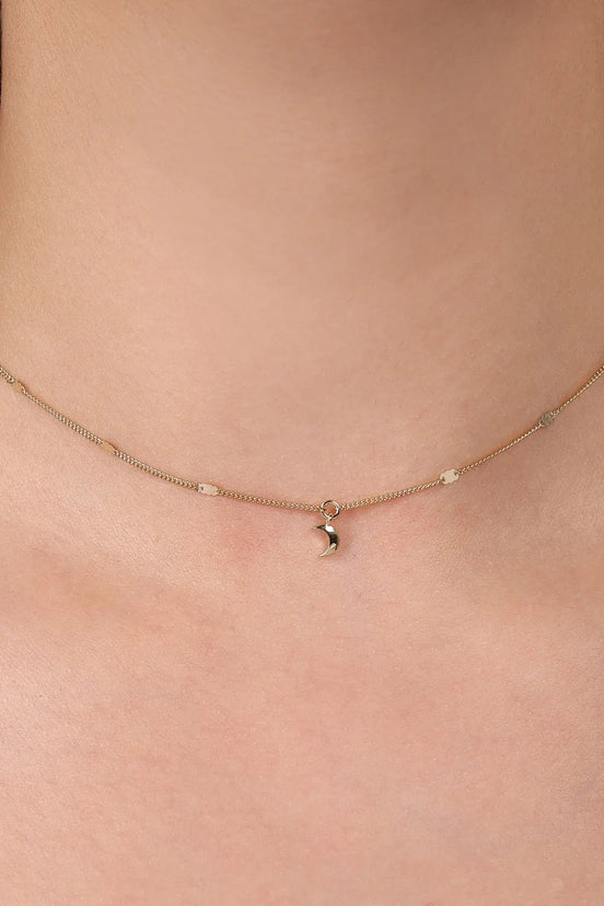 Aylı Aynalı Zincir Choker