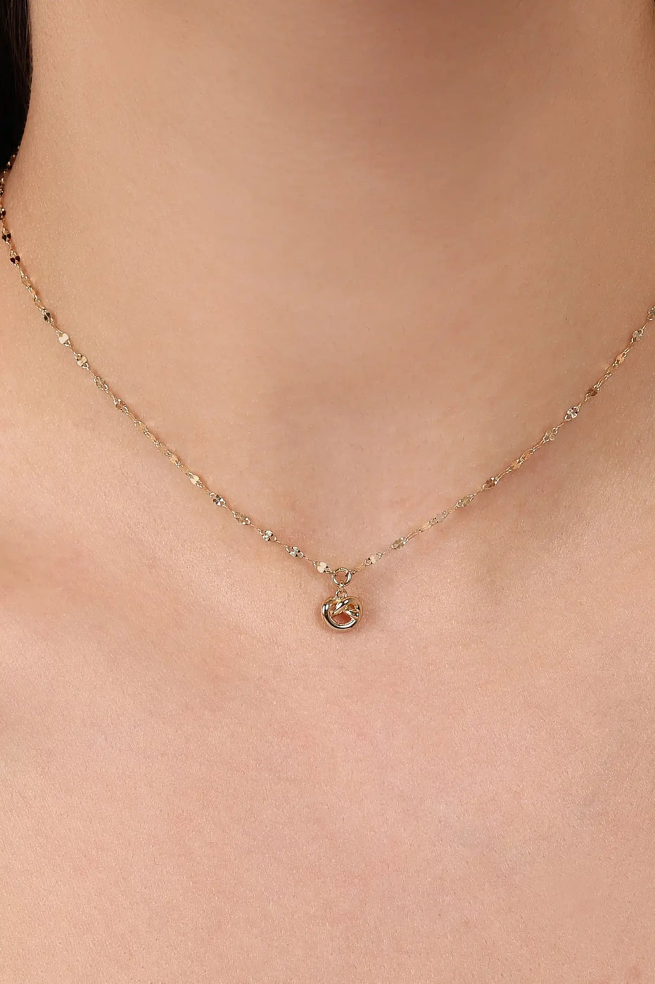 Düğümlü Ezme Forse Zincir Choker