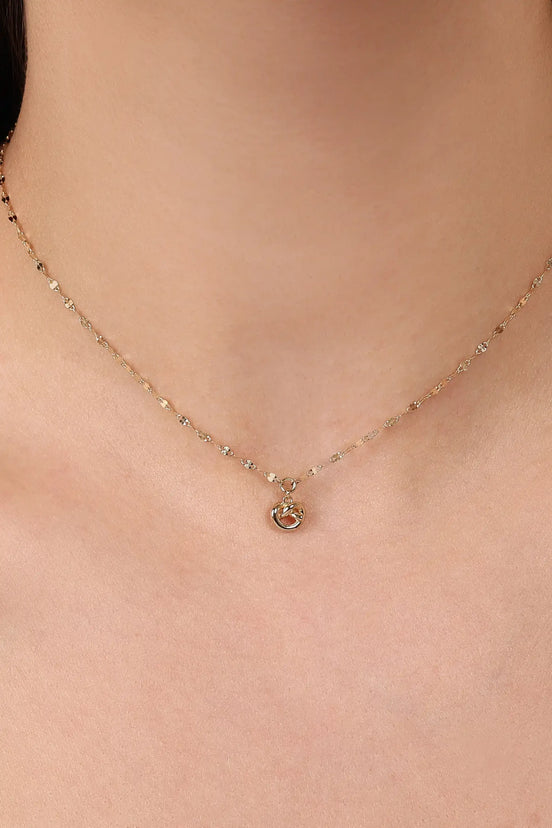 Düğümlü Ezme Forse Zincir Choker