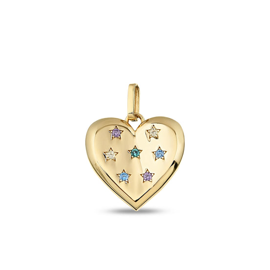 Altın Kalpler Charm