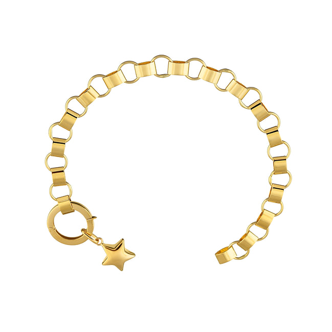 Rolex Zincir Yıldız Charm Bileklik