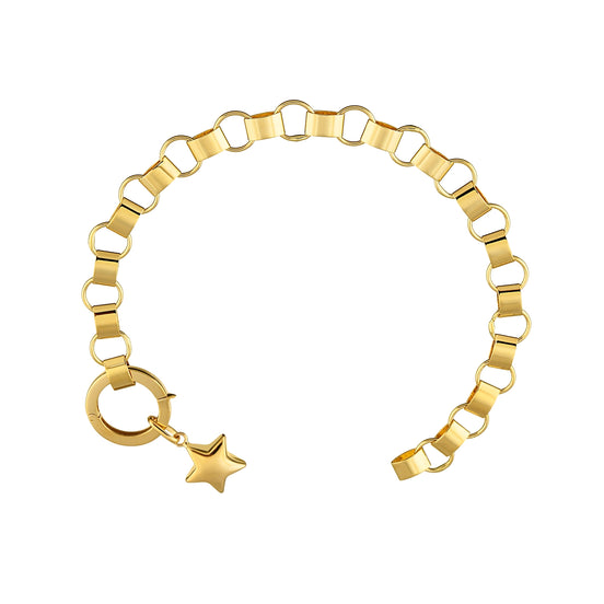 Rolex Zincir Yıldız Charm Bileklik