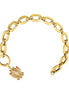 Pembe Lotus Charm Bileklik