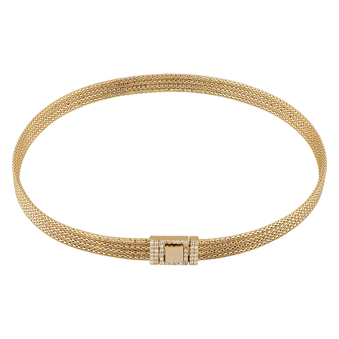 Altın Özel Kilit Choker