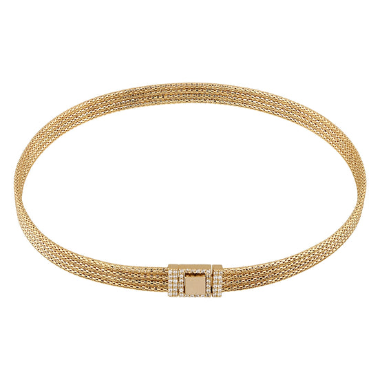 Altın Özel Kilit Choker