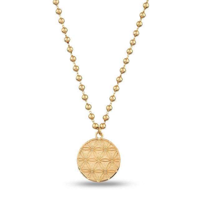 Top Zincir Yaşam Çiçeği Choker