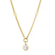 Yuvarlak Taşlı Aynalı Zincir Choker