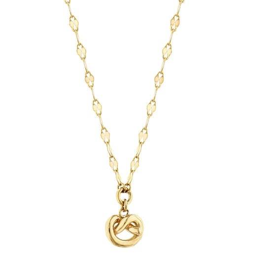 Düğümlü Ezme Forse Zincir Choker