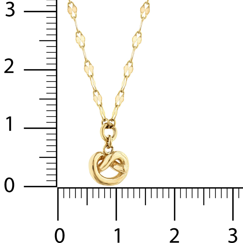 Düğümlü Ezme Forse Zincir Choker