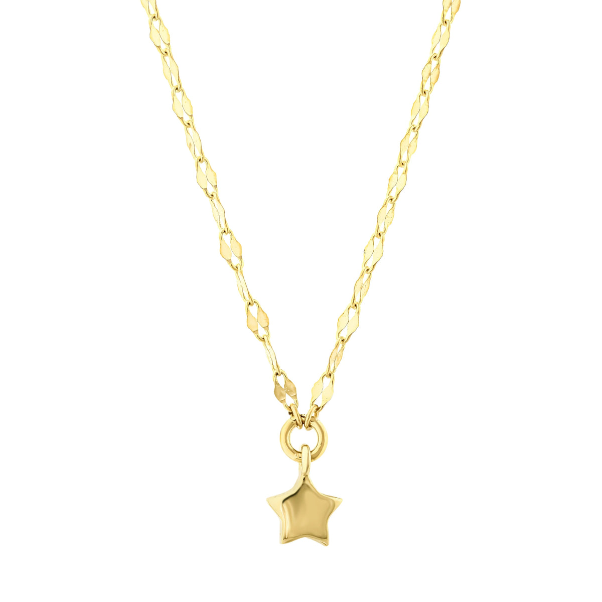 Yıldızlı Ezme Forse Zincir Choker