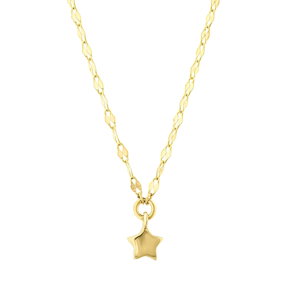 Yıldızlı Ezme Forse Zincir Choker