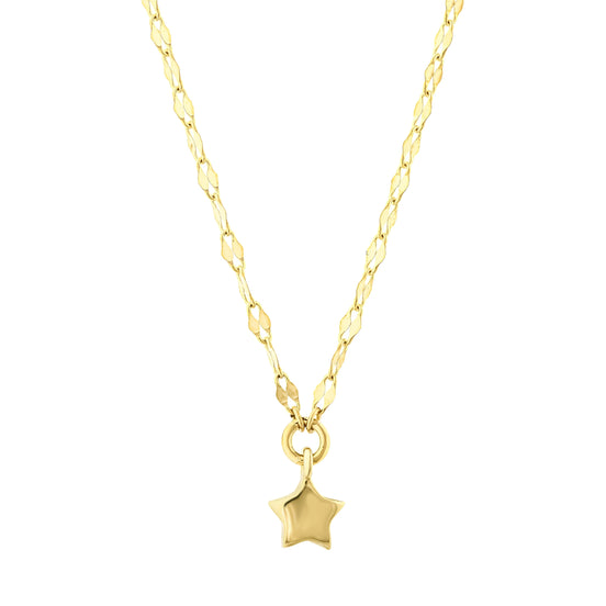 Yıldızlı Ezme Forse Zincir Choker
