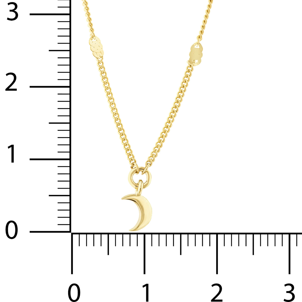 Aylı Aynalı Zincir Choker