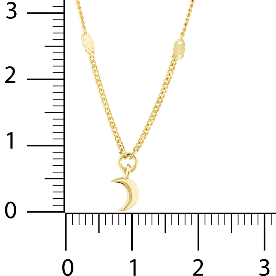 Aylı Aynalı Zincir Choker