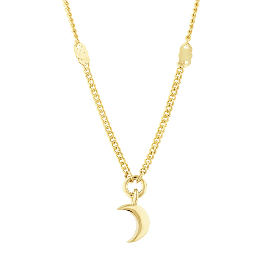 Aylı Aynalı Zincir Choker