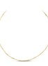 Minimal Çubuk Detay Choker