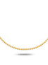 Yuvarlak Ezme Zincir Choker