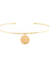 Kalpler Damga Uçlu Tel Choker