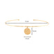 Başak Damga Uçlu Tel Choker