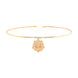 Parıltı Lotus Uç Tel Choker