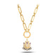 Mor Lotus Charm Kolye