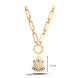 Mor Lotus Charm Kolye