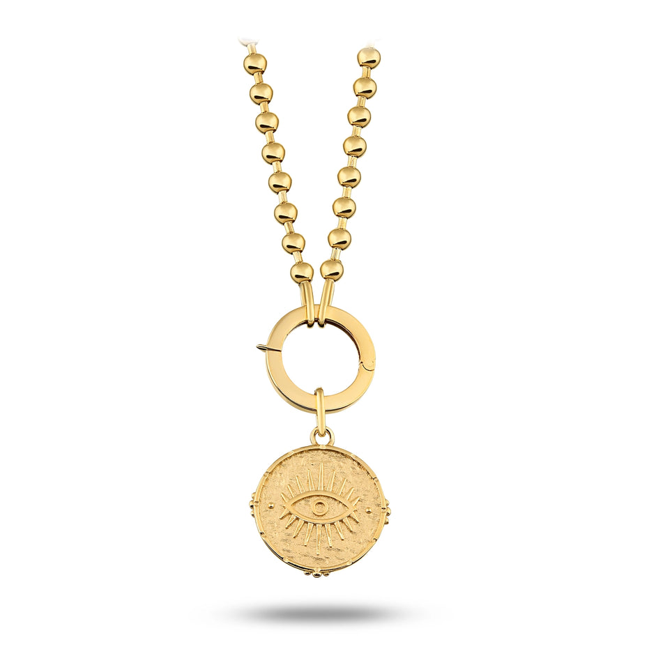 Göz Damga Charm Kolye