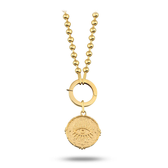 Göz Damga Charm Kolye