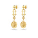 Altın Hayat Ağacı Damga Küpe