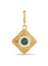 Yeşil Etnik Madalyon Charm
