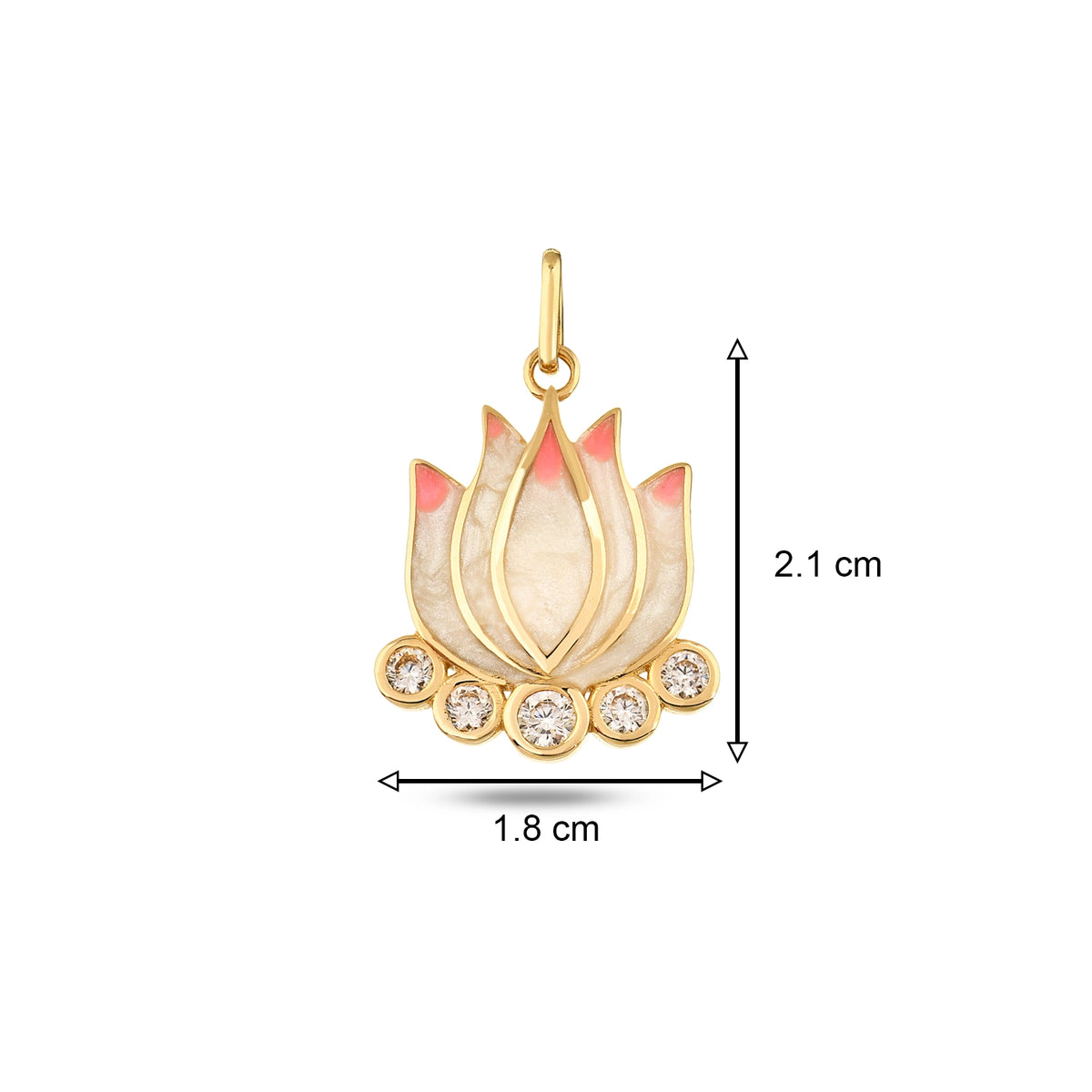 Pembe Lotus Koye Charm