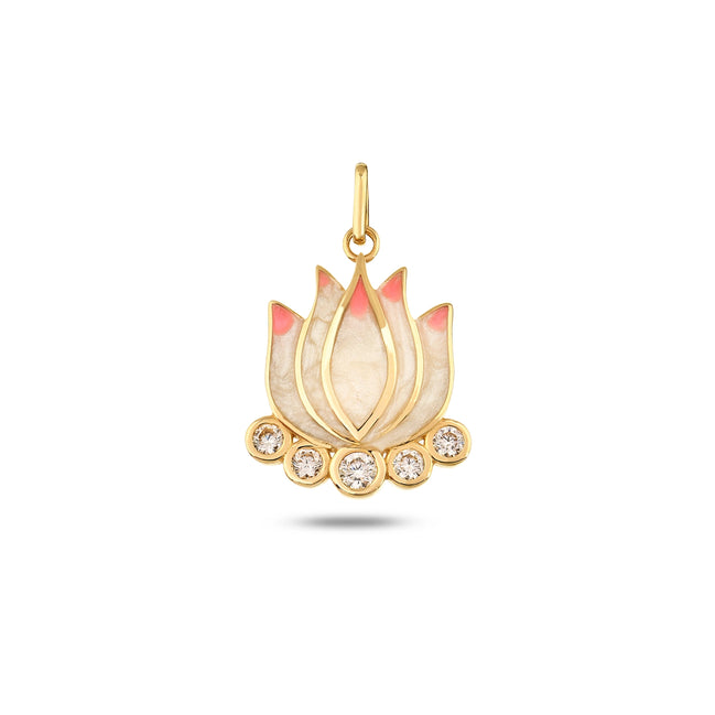 Pembe Lotus Koye Charm