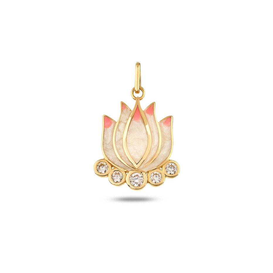 Pembe Lotus Koye Charm