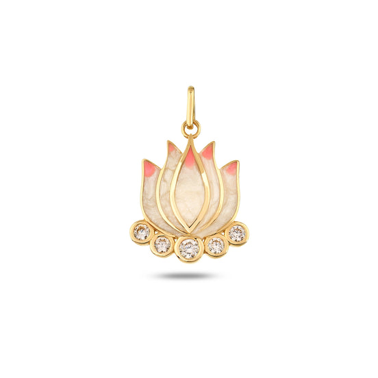 Pembe Lotus Koye Charm