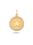 Lotus Damga Kolye Charm