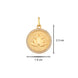 Lotus Damga Kolye Charm