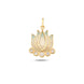 Mavi Lotus Kolye Charm