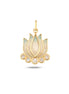 Mavi Lotus Kolye Charm